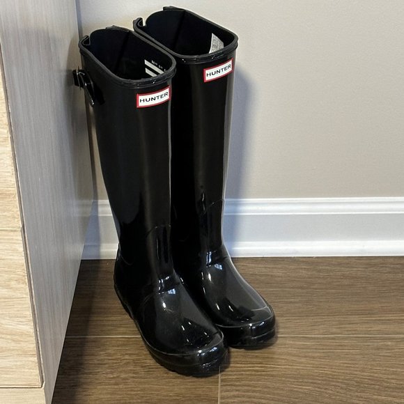 Hunter Original Tall Gloss Rain Boots NEW - Picture 6 of 12
